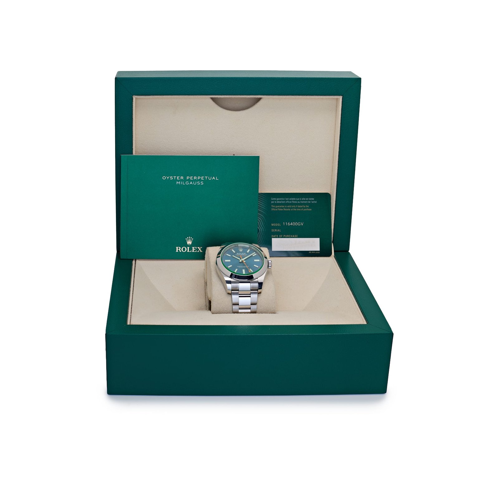Rolex Milgauss 116400GV Stainless Steel Blue Dial (2021) - Image 5