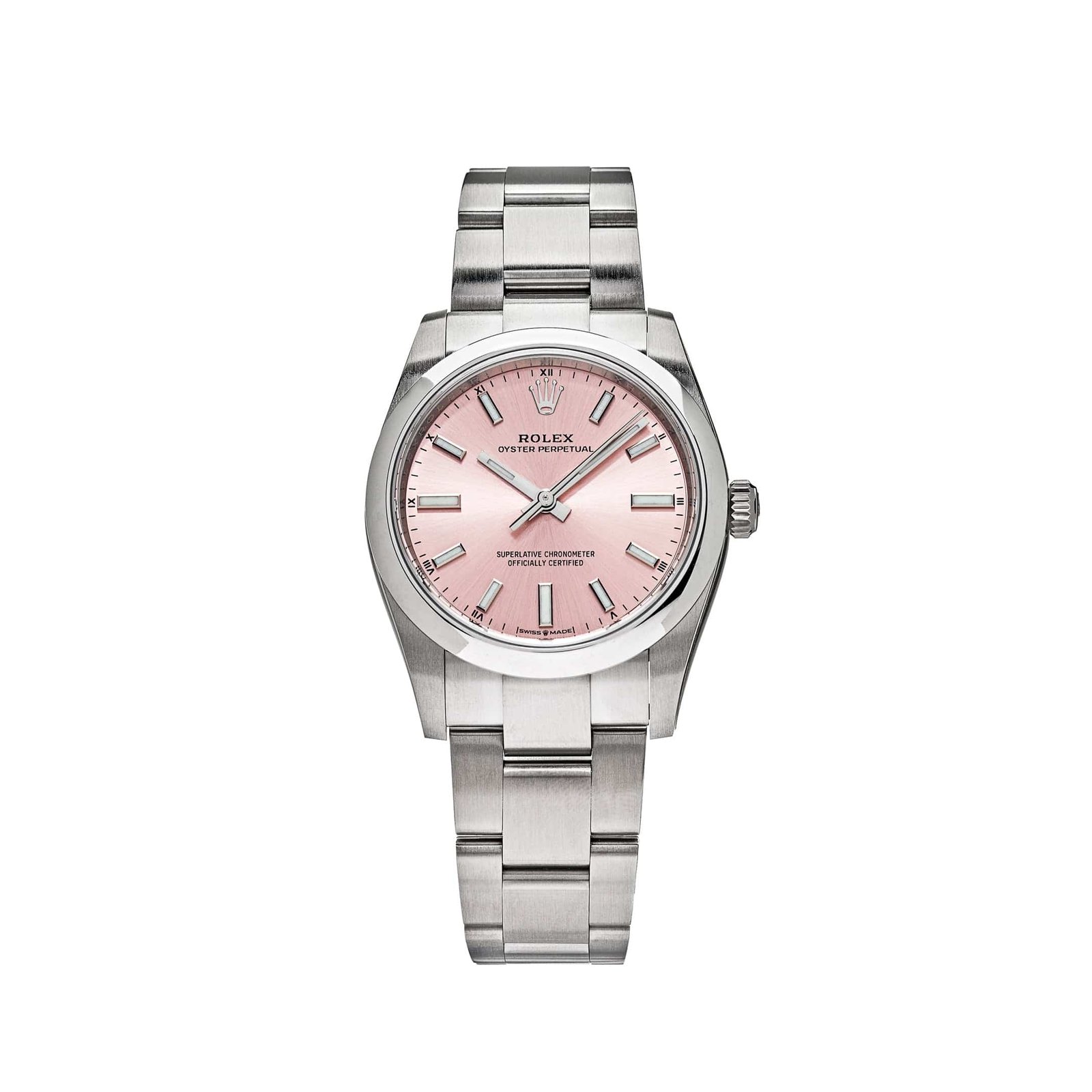 Rolex Oyster Perpetual 124200 'Ladies' Stainless Steel Pink Dial (2024)