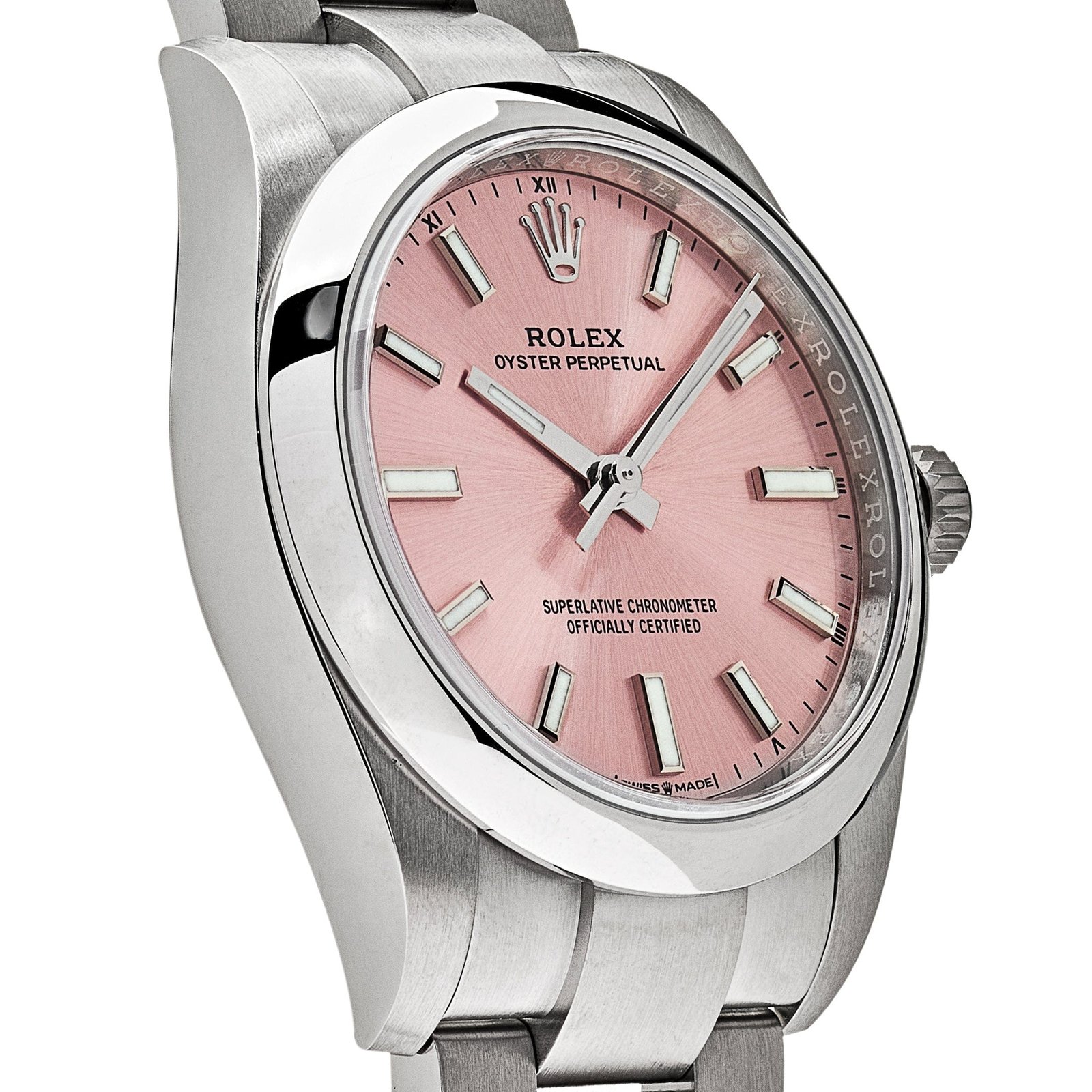 Rolex Oyster Perpetual 124200 'Ladies' Stainless Steel Pink Dial (2024) - Image 4