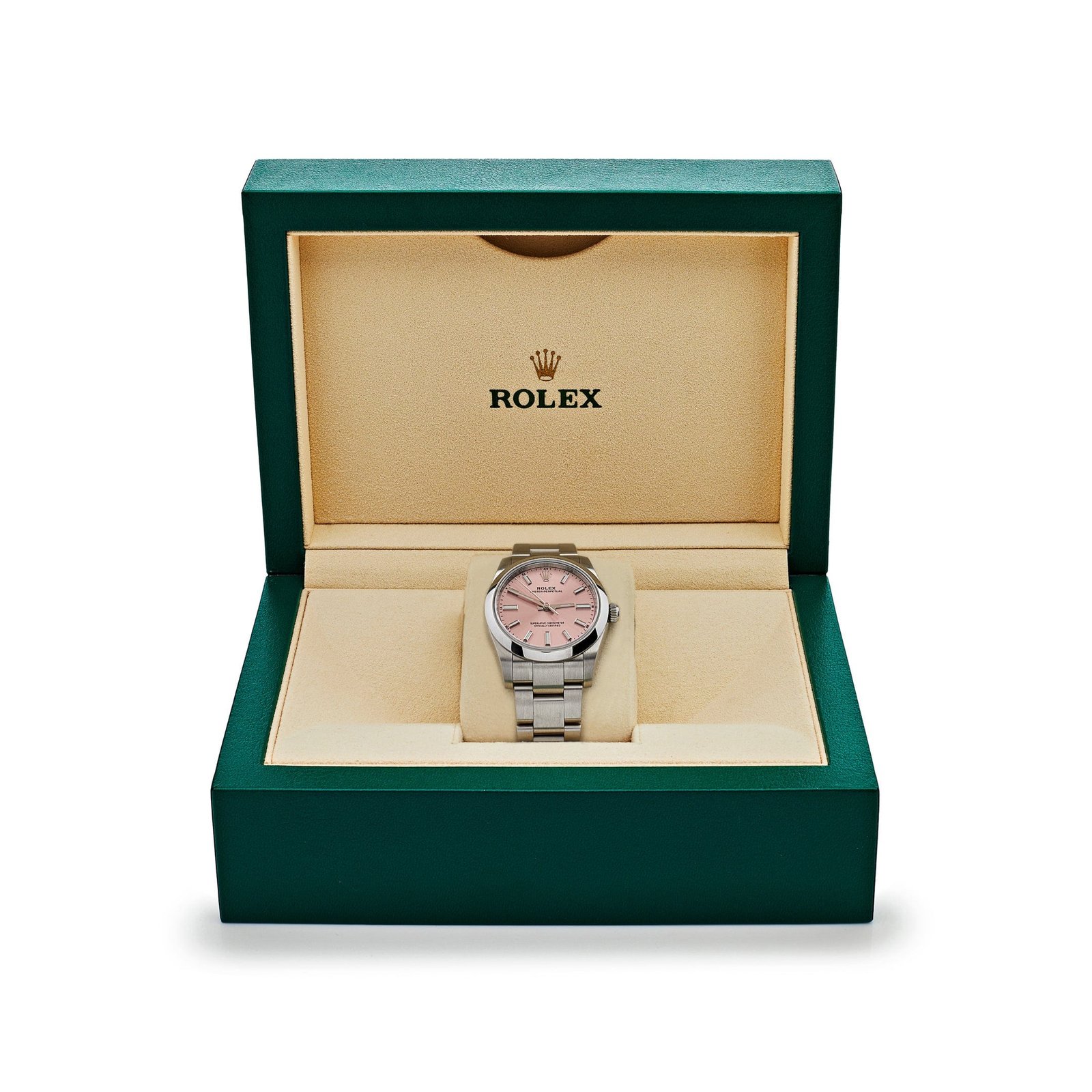 Rolex Oyster Perpetual 124200 'Ladies' Stainless Steel Pink Dial (2024) - Image 6