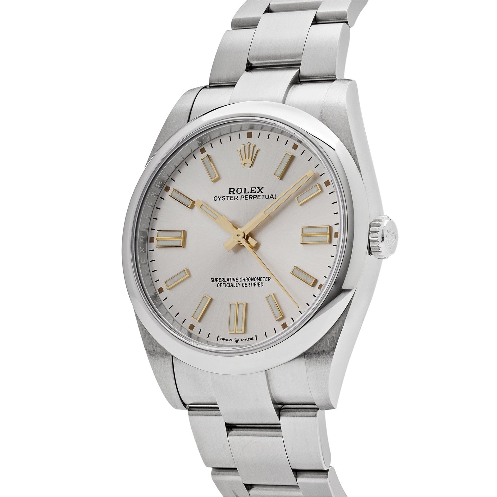 Rolex Oyster Perpetual 41 124300 Stainless Steel Silver Dial (2024) - Image 3