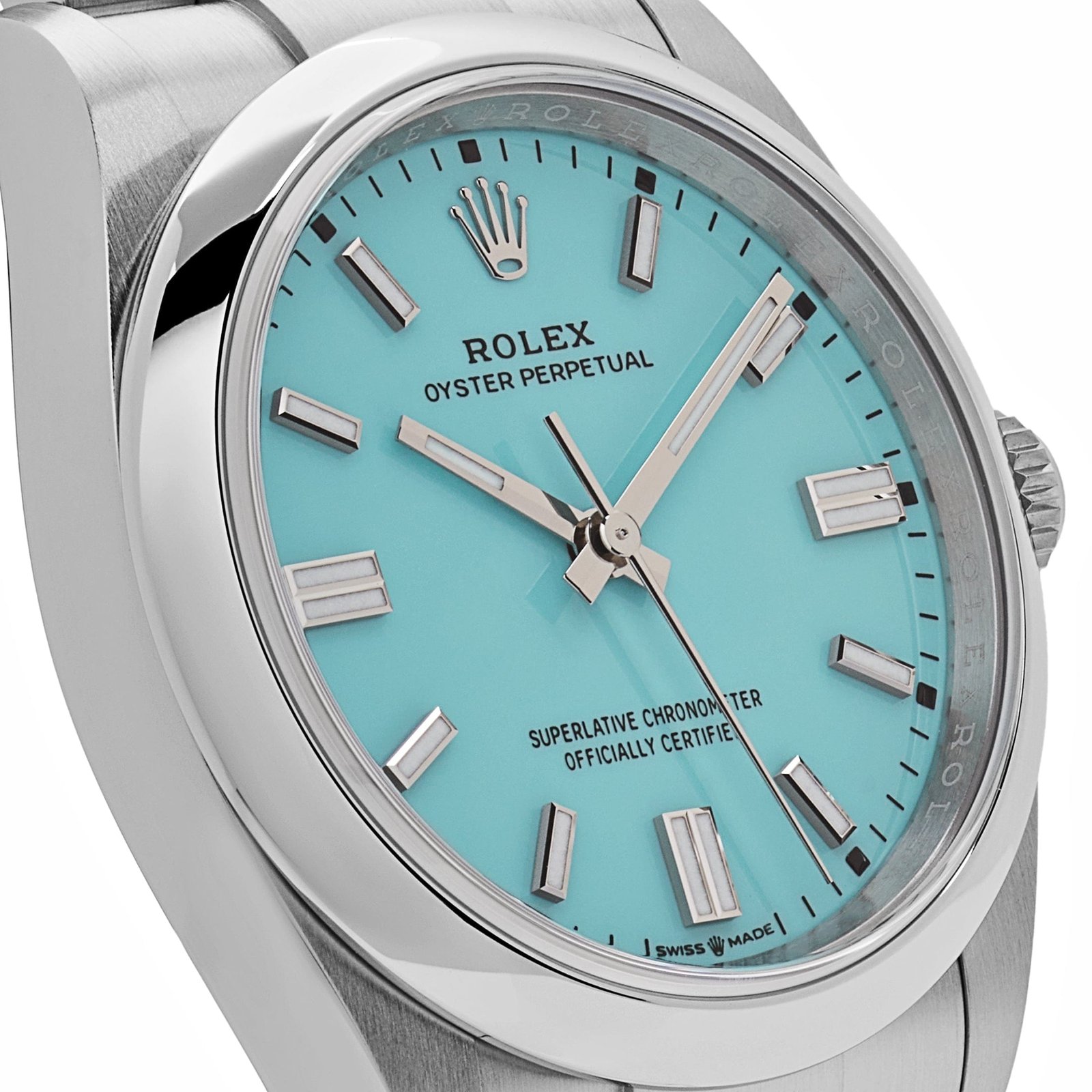 Rolex Oyster Perpetual 36 126000 Stainless Steel Turquoise Dial - Image 4