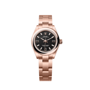 Rolex Oyster Perpetual 28 276205 'Ladies' Rose Gold Black Dial (2026)