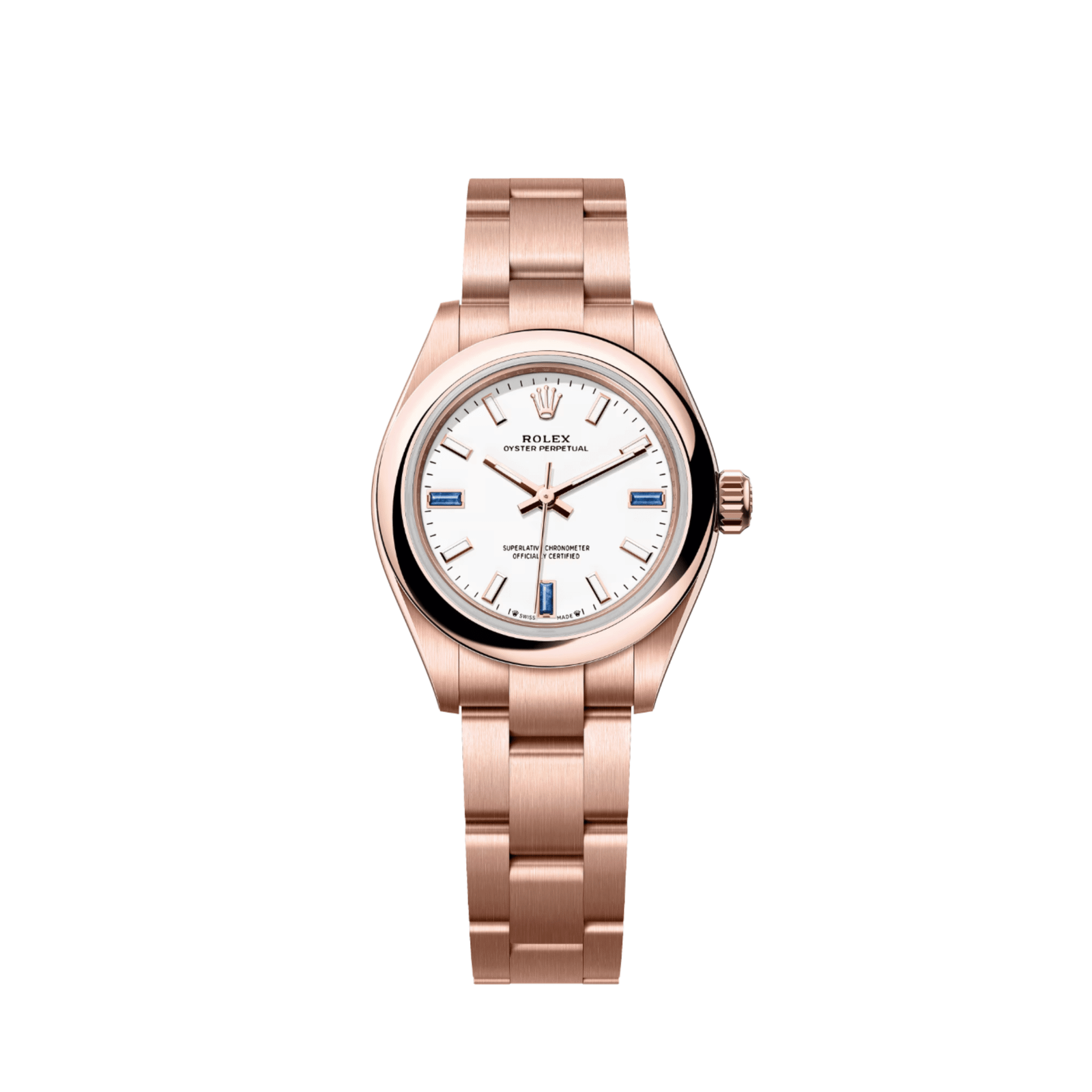 Rolex Oyster Perpetual 28 276205 'Ladies' Rose Gold White Dial (2026)