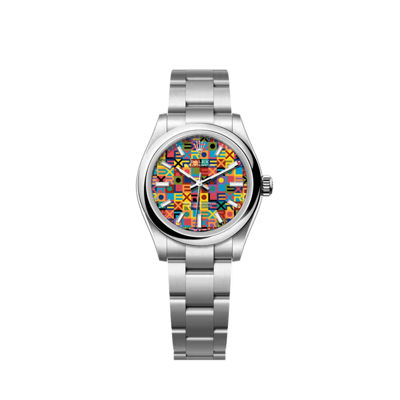 Rolex Oyster Perpetual 31 277200 'Ladies' Stainless Steel Multicoloured Jubilee Motif Dial (2026)
