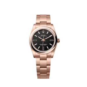 Rolex Oyster Perpetual 34 124205 Rose Gold Black Dial (2026)