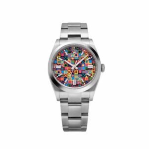 Rolex Oyster Perpetual 36 126000 Stainless Steel Multicoloured Jubilee Motif Dial (2026)