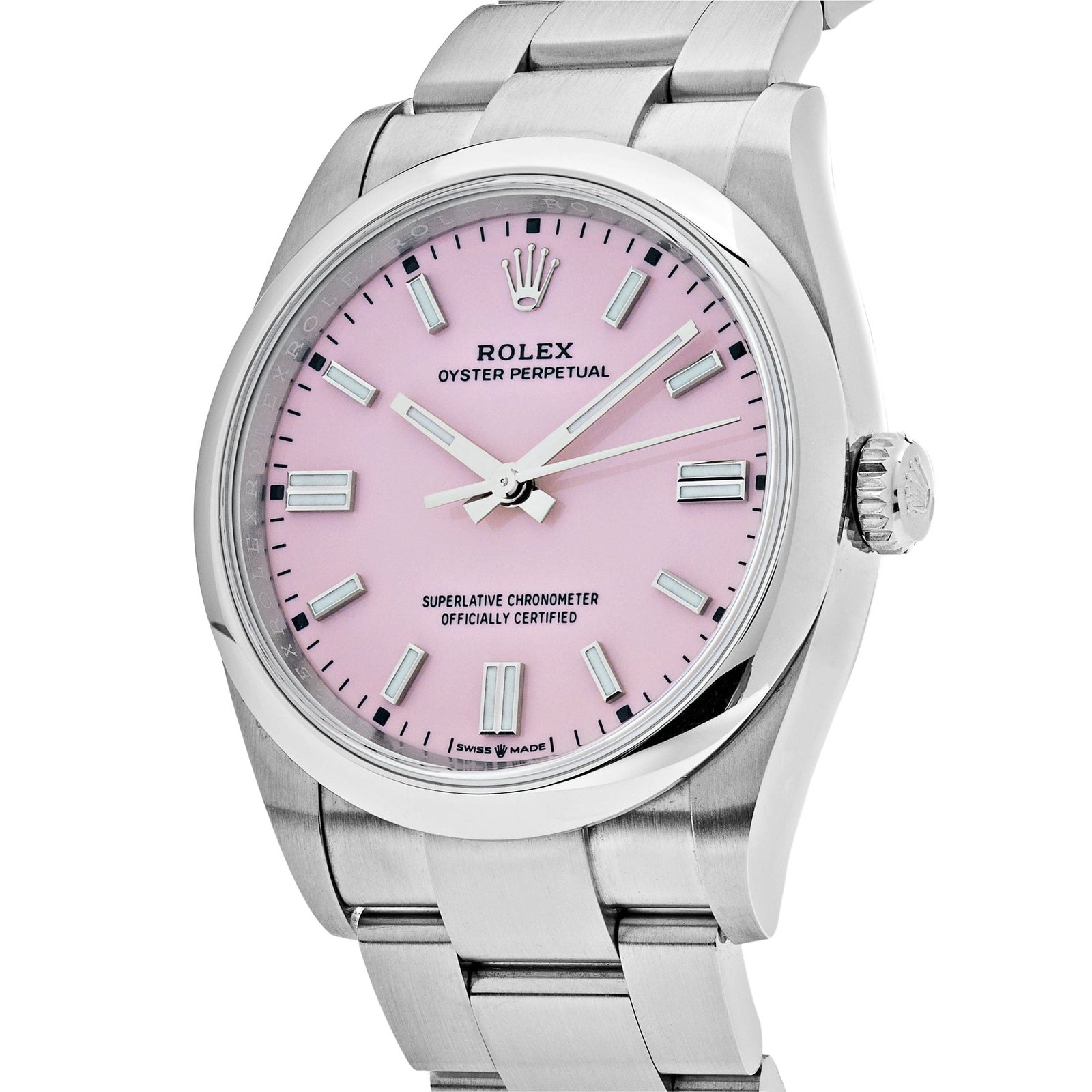 Rolex Oyster Perpetual 36 126000 Stainless Steel Candy Pink Dial (2024) - Image 4