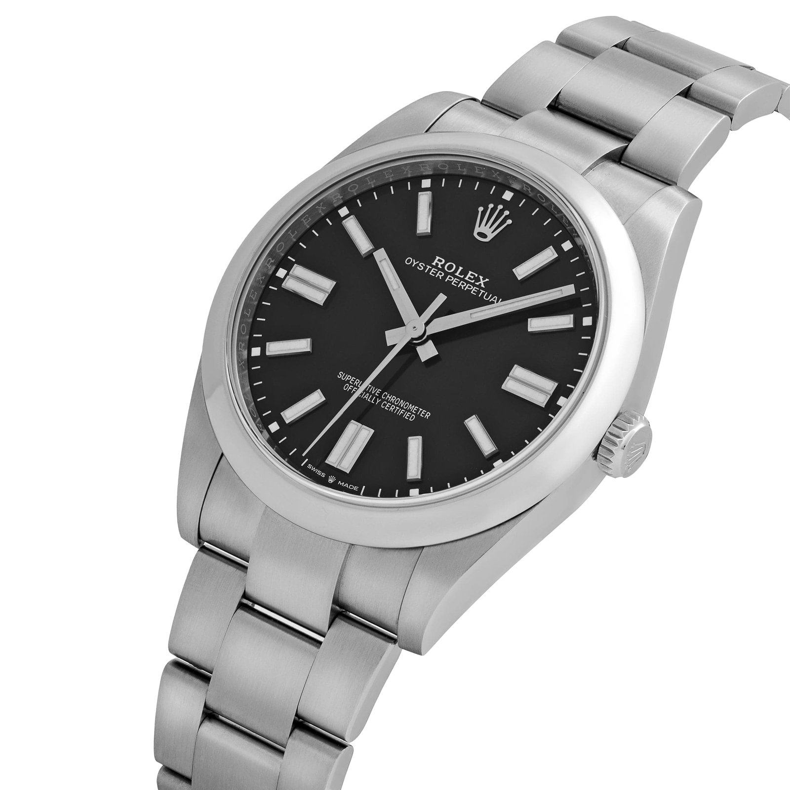 Rolex Oyster Perpetual 41 124300 Stainless Steel Black Dial - Image 3