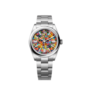 Rolex Oyster Perpetual 41 134300 Stainless Steel Multicoloured Jubilee Motif Dial (2026)