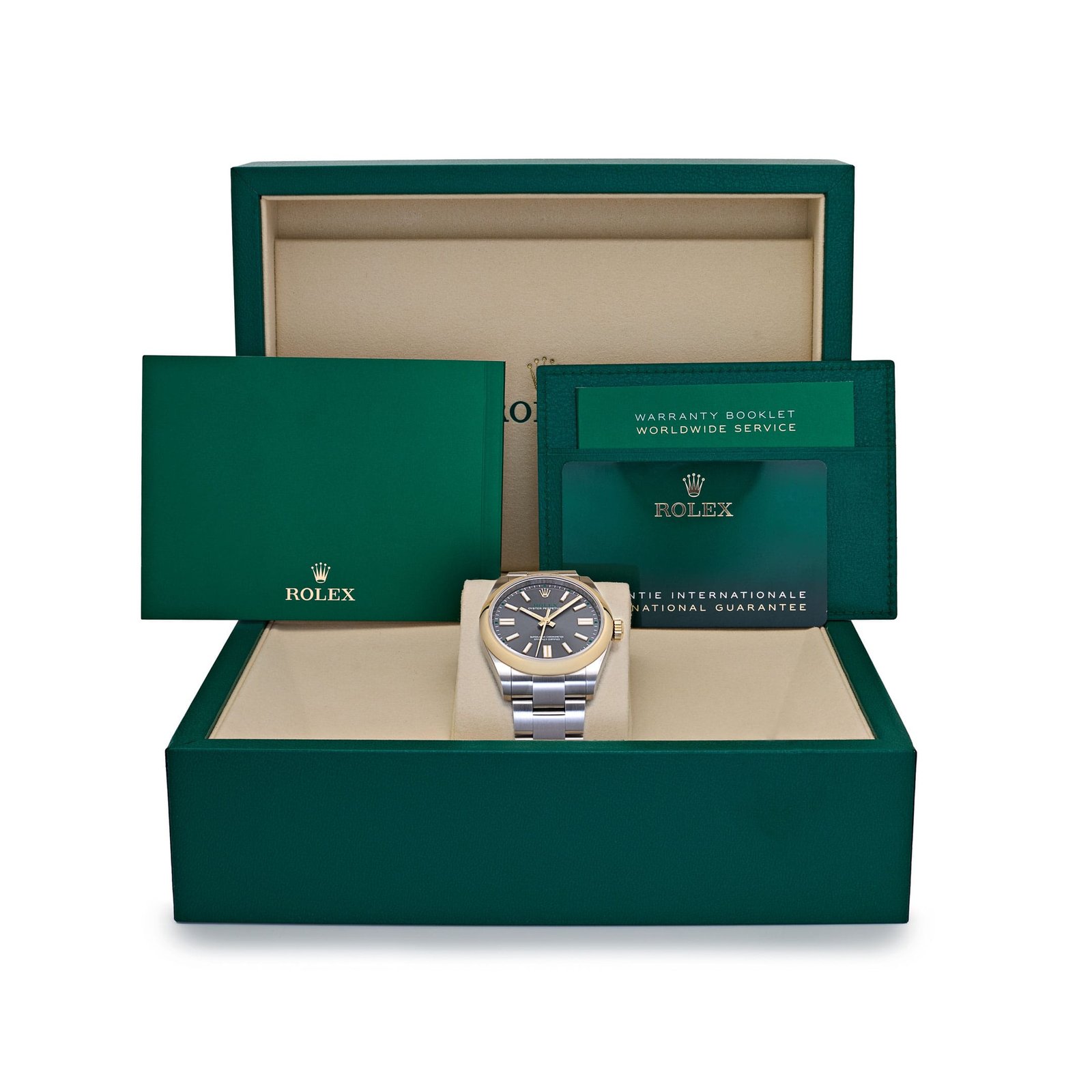 Rolex Oyster Perpetual 41 134303 '100 Years of Oyster' Stainless Steel Yellow Gold Slate Dial (2026) - Image 5