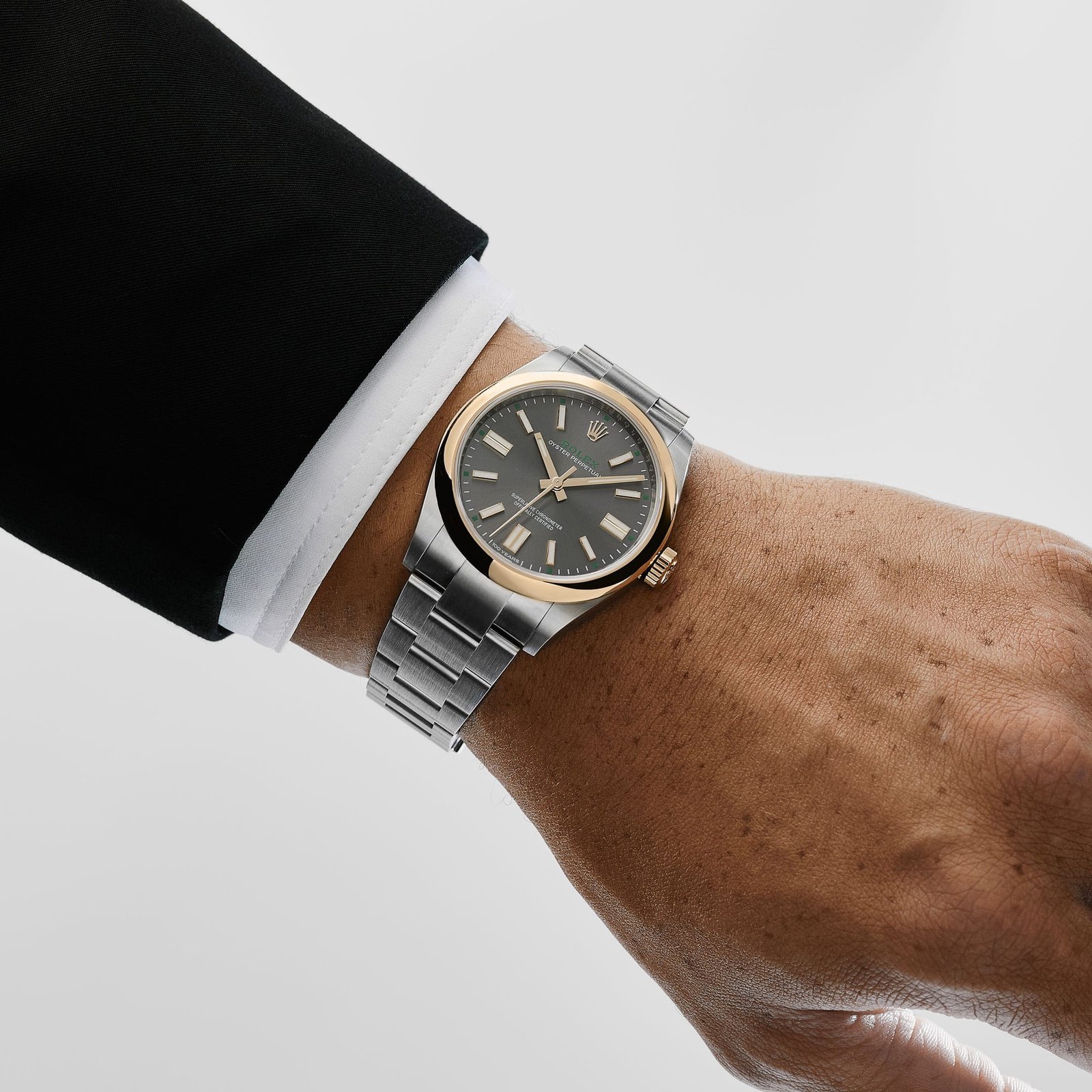 Rolex Oyster Perpetual 41 134303 '100 Years of Oyster' Stainless Steel Yellow Gold Slate Dial (2026) - Image 2