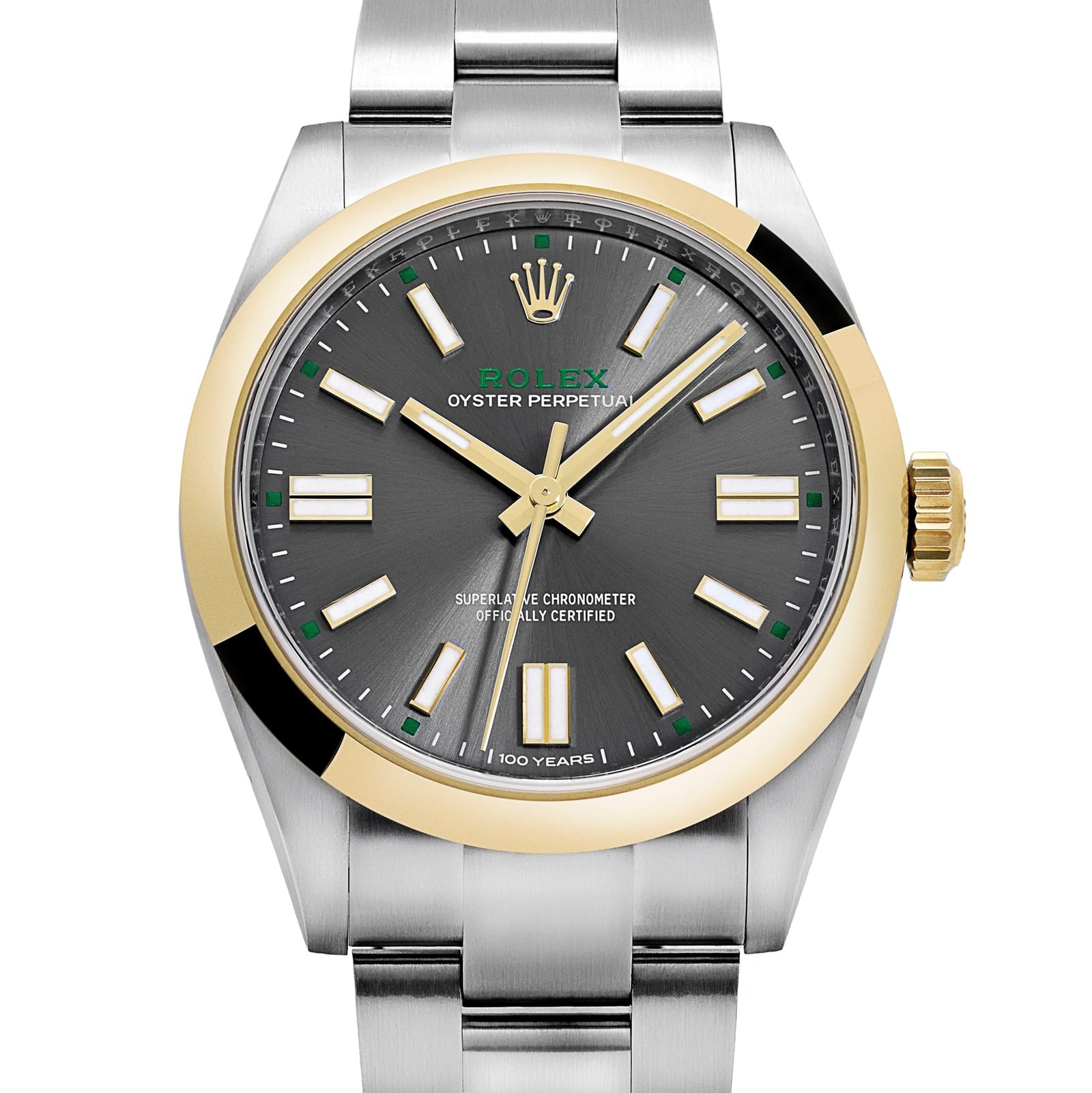 Rolex Oyster Perpetual 41 134303 '100 Years of Oyster' Stainless Steel Yellow Gold Slate Dial (2026) - Image 4