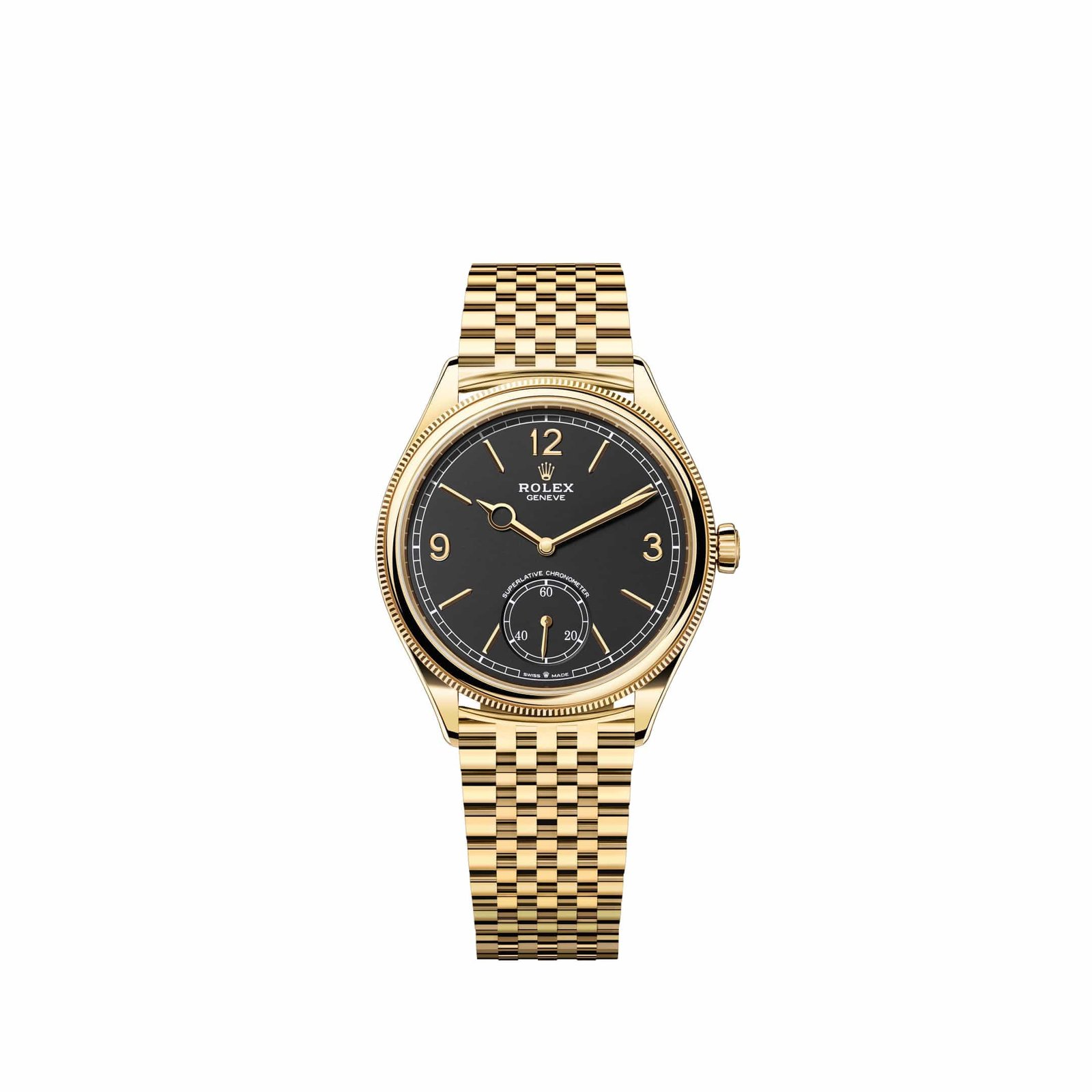 Rolex Perpetual 1908 52508 Yellow Gold Black Dial Divided Bezel (2026)