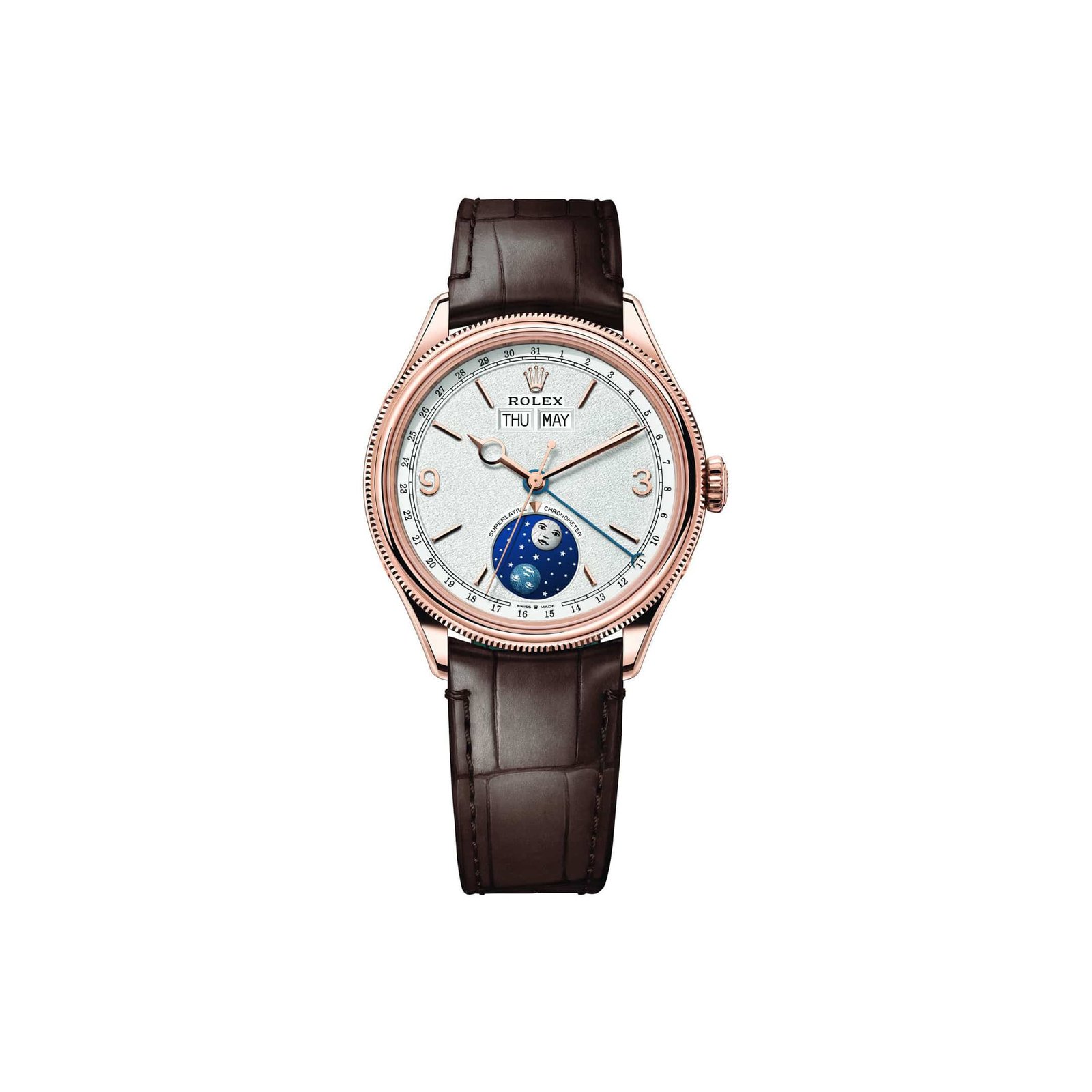 Rolex Perpetual Padellone 53505 Rose Gold White Dial Divided Bezel (2026)
