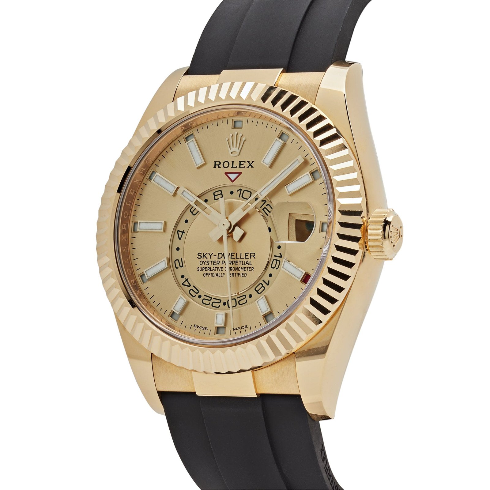 Rolex Sky-Dweller 326238 Yellow Gold Champagne Dial - Image 3