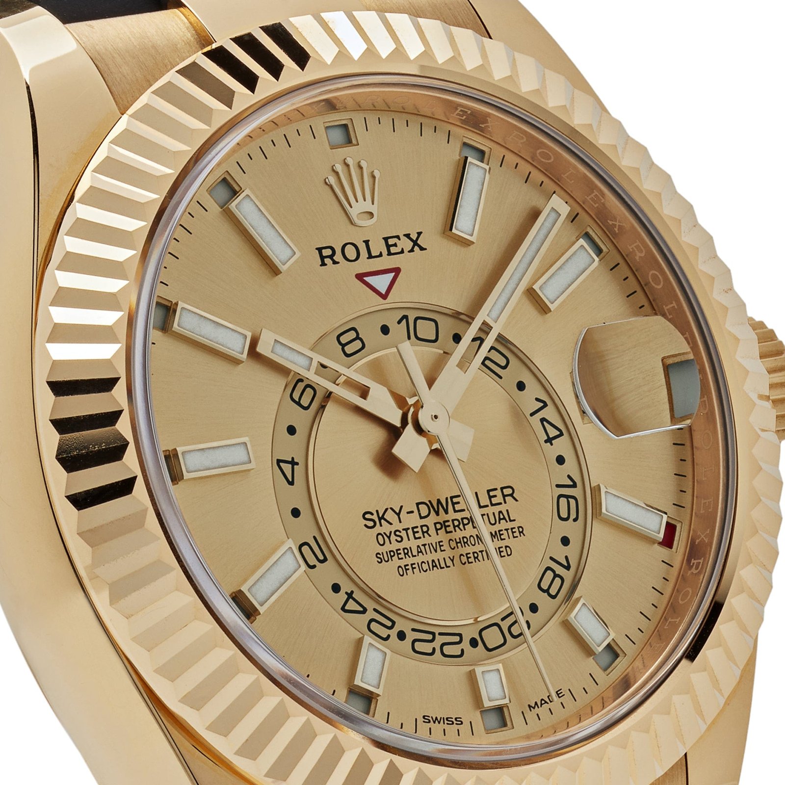 Rolex Sky-Dweller 326238 Yellow Gold Champagne Dial - Image 4