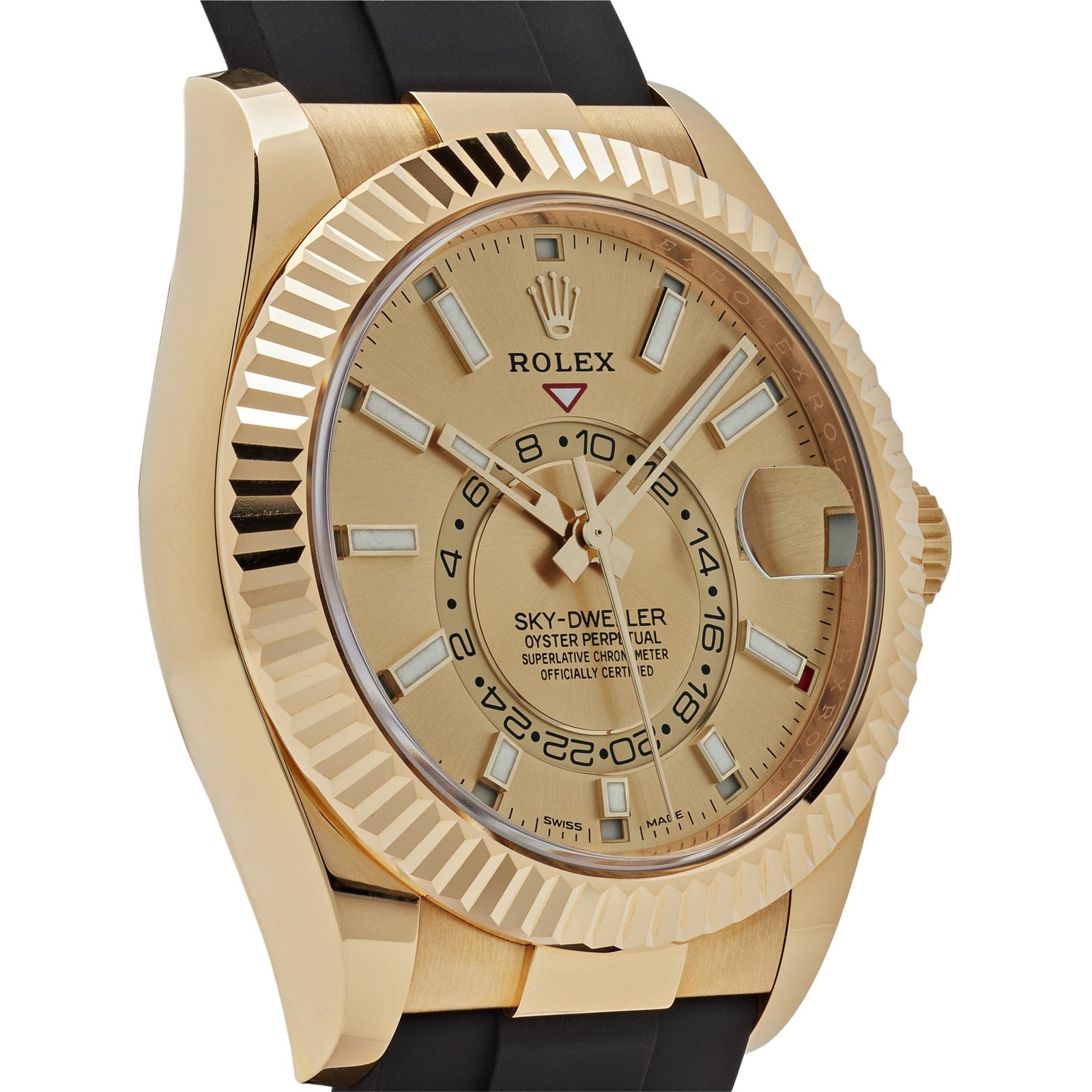 Rolex Sky-Dweller 326238 Yellow Gold Champagne Dial - Image 5