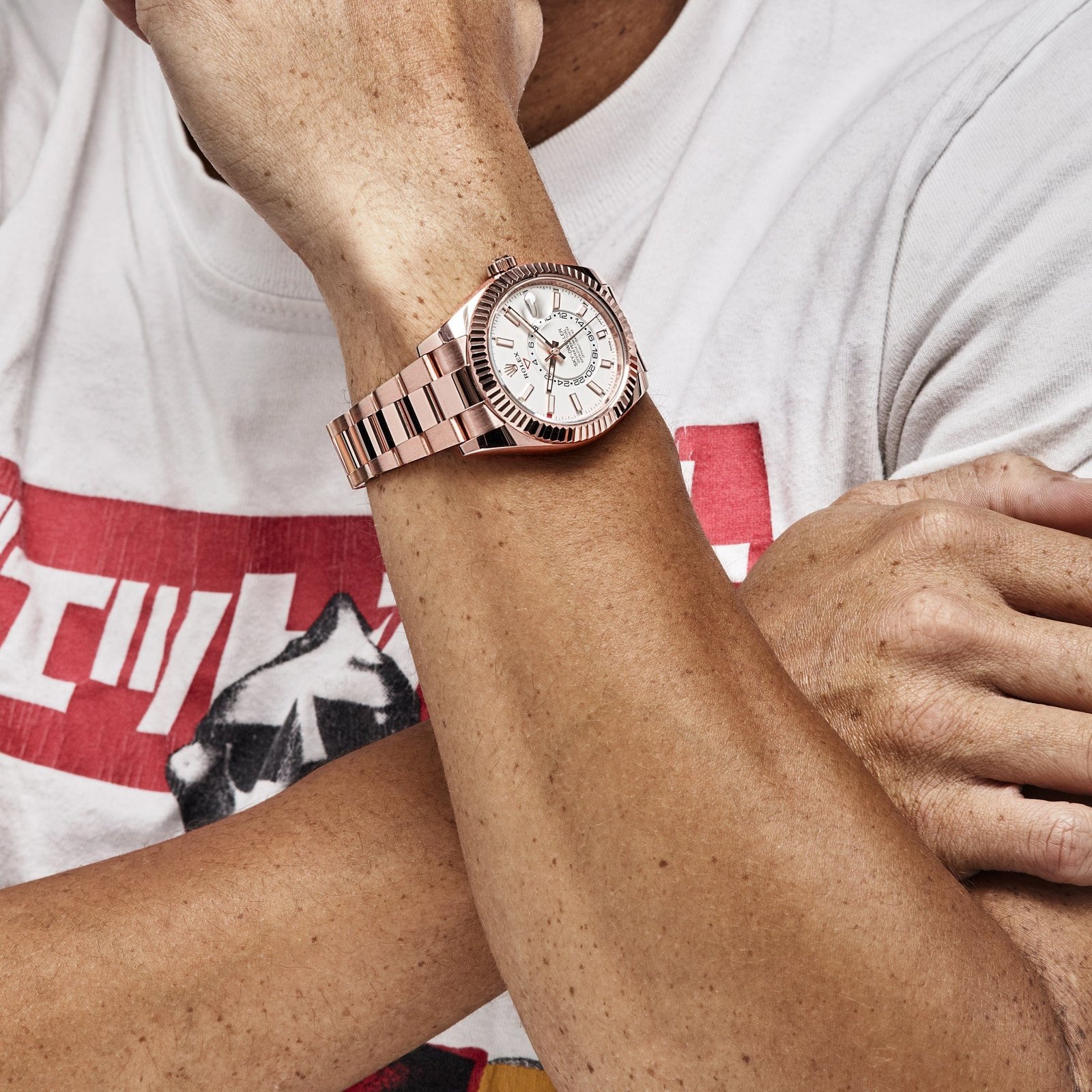 Rolex Sky-Dweller 326935 Rose Gold White Dial - Image 2