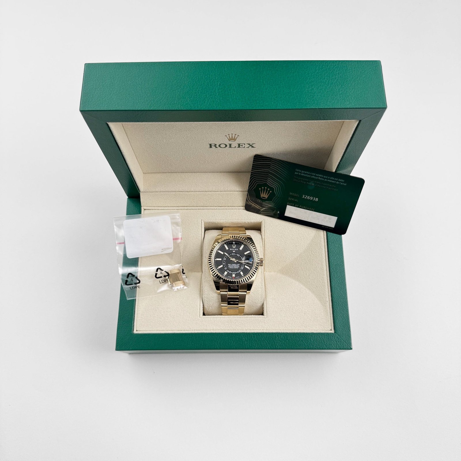 Rolex Sky-Dweller 326938 Yellow Gold Black Dial (2021) - Image 12