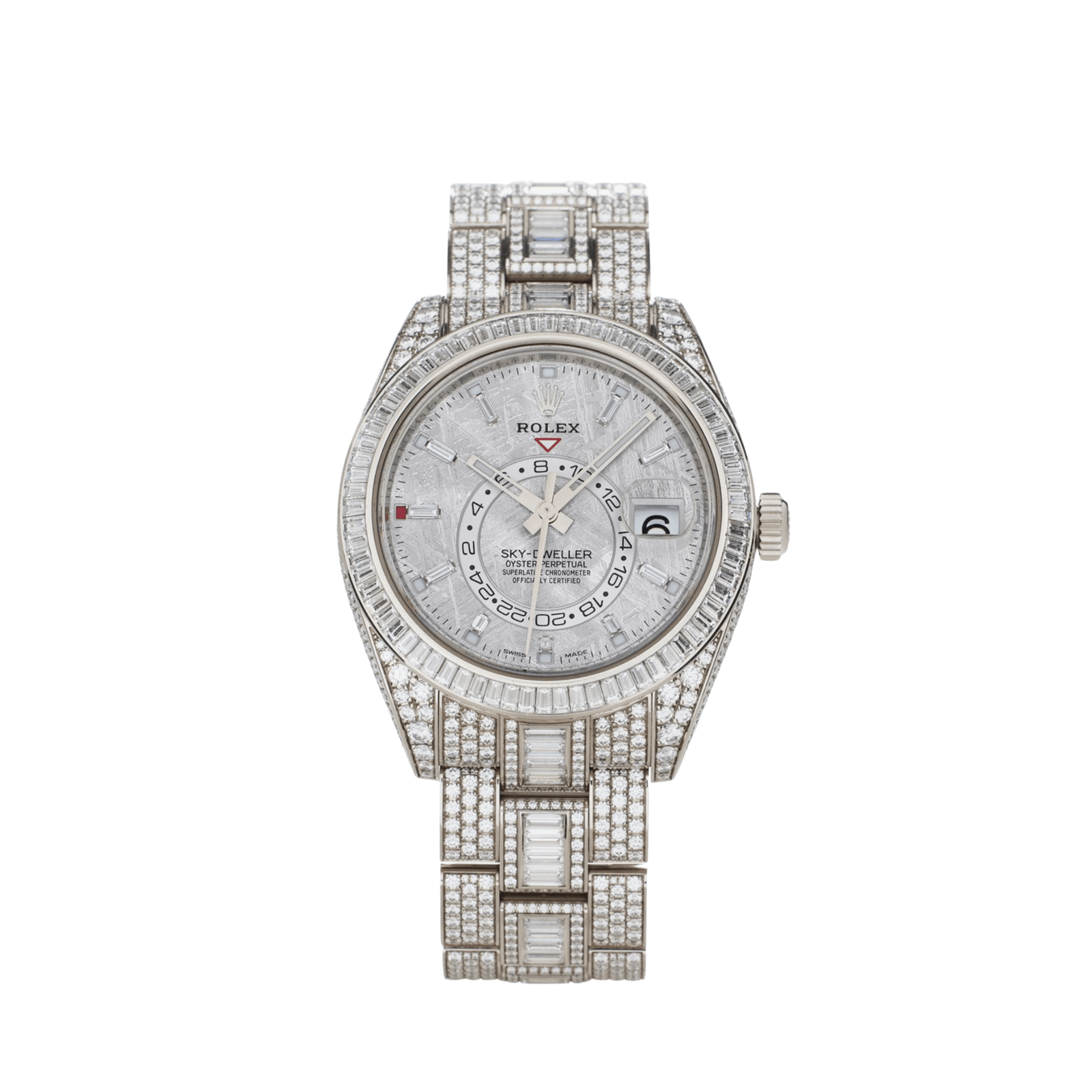 Rolex Sky-Dweller 326959TBR White Gold Meteorite Dial Diamond-Set