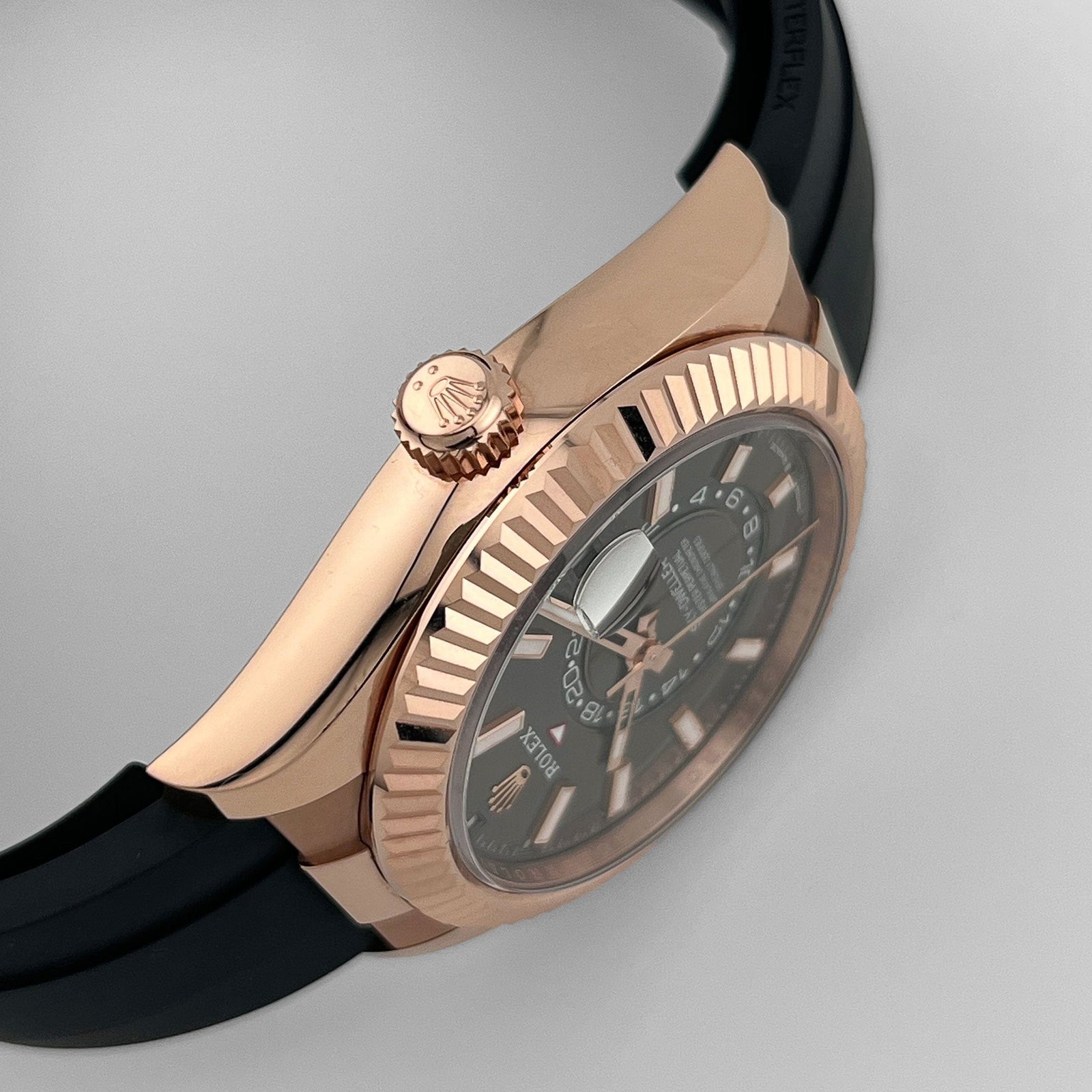 Rolex Sky-Dweller 336235 Rose Gold Slate Rhodium Dial (2023) - Image 3