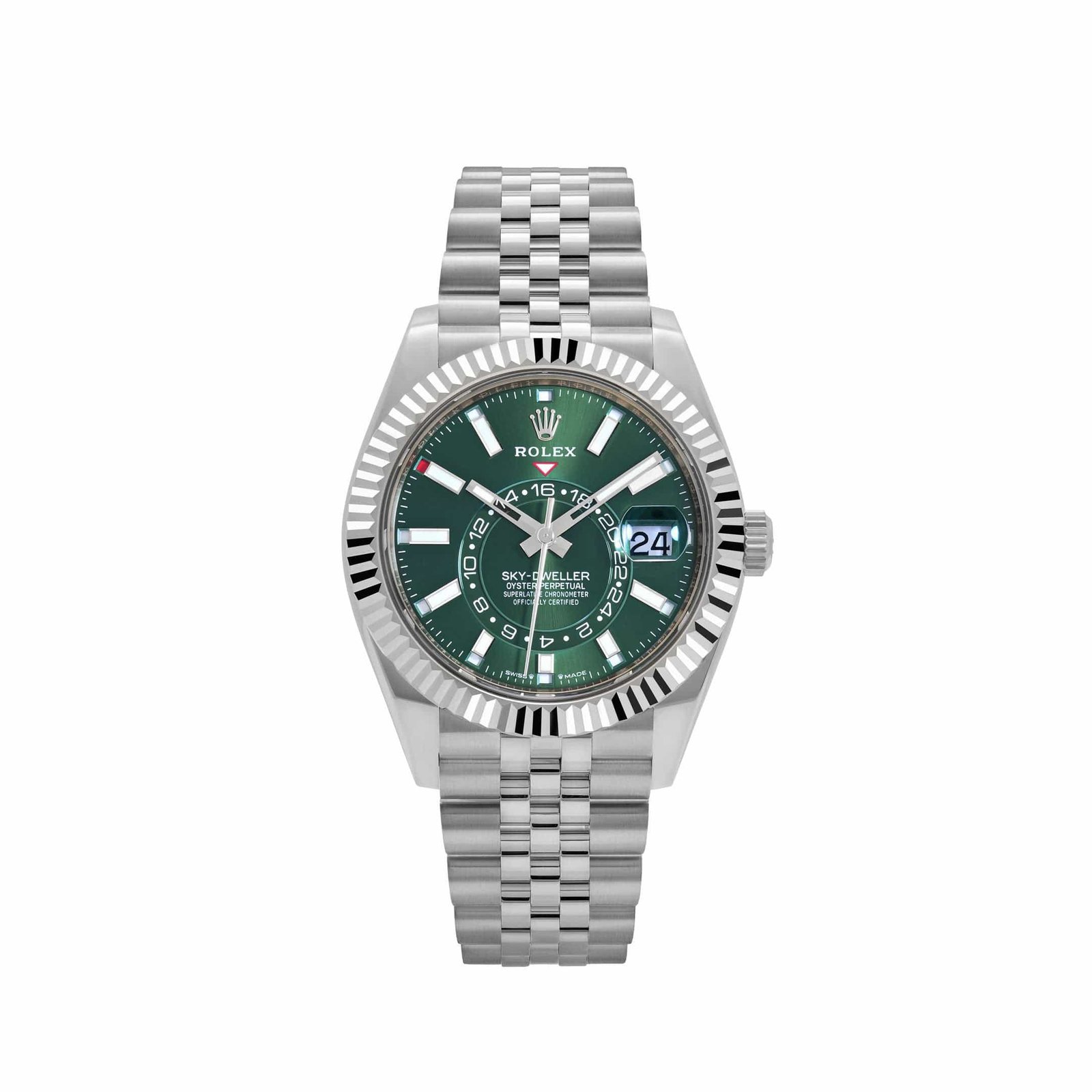 Rolex Sky-Dweller 336934 Stainless Steel Green Dial Jubilee (2024)
