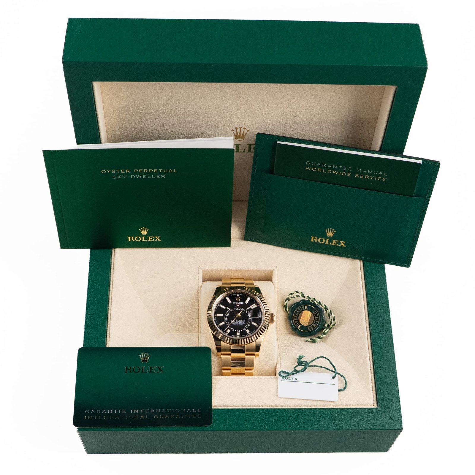 Rolex Sky-Dweller 336938 Yellow Gold Black Dial Oyster (2024) - Image 14