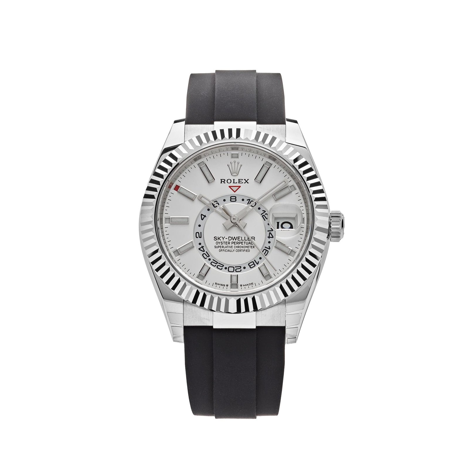 Rolex Sky-Dweller 336239 White Gold White Dial Oysterflex (2026)