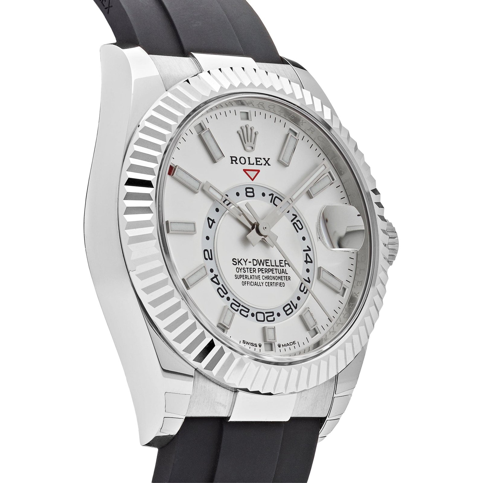 Rolex Sky-Dweller 336239 White Gold White Dial Oysterflex (2026) - Image 4