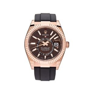 Rolex Sky-Dweller 326235 Rose Gold Brown Chocolate Dial Oysterflex
