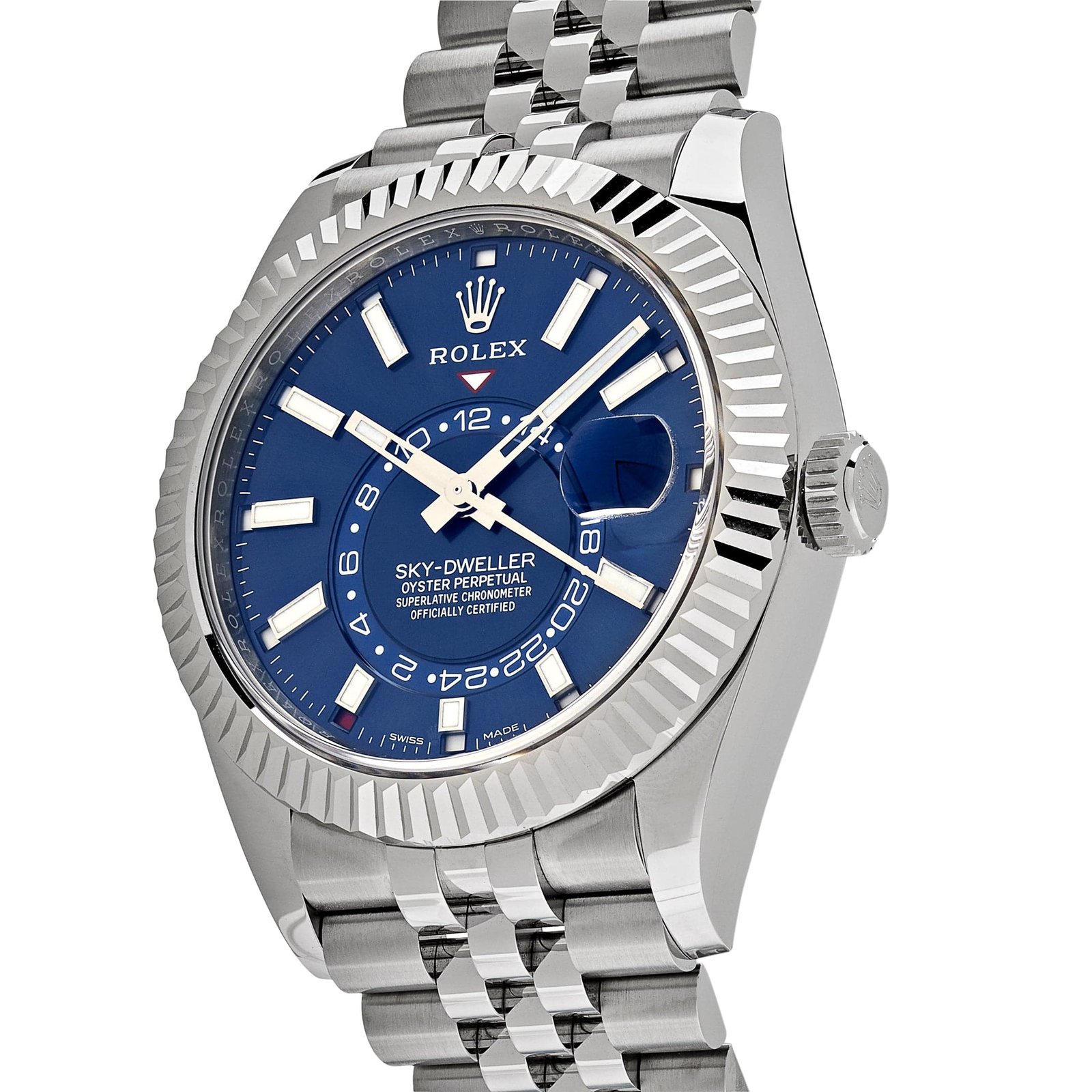 Rolex Sky-Dweller 326934 Stainless Steel Blue Dial Jubilee - Image 3
