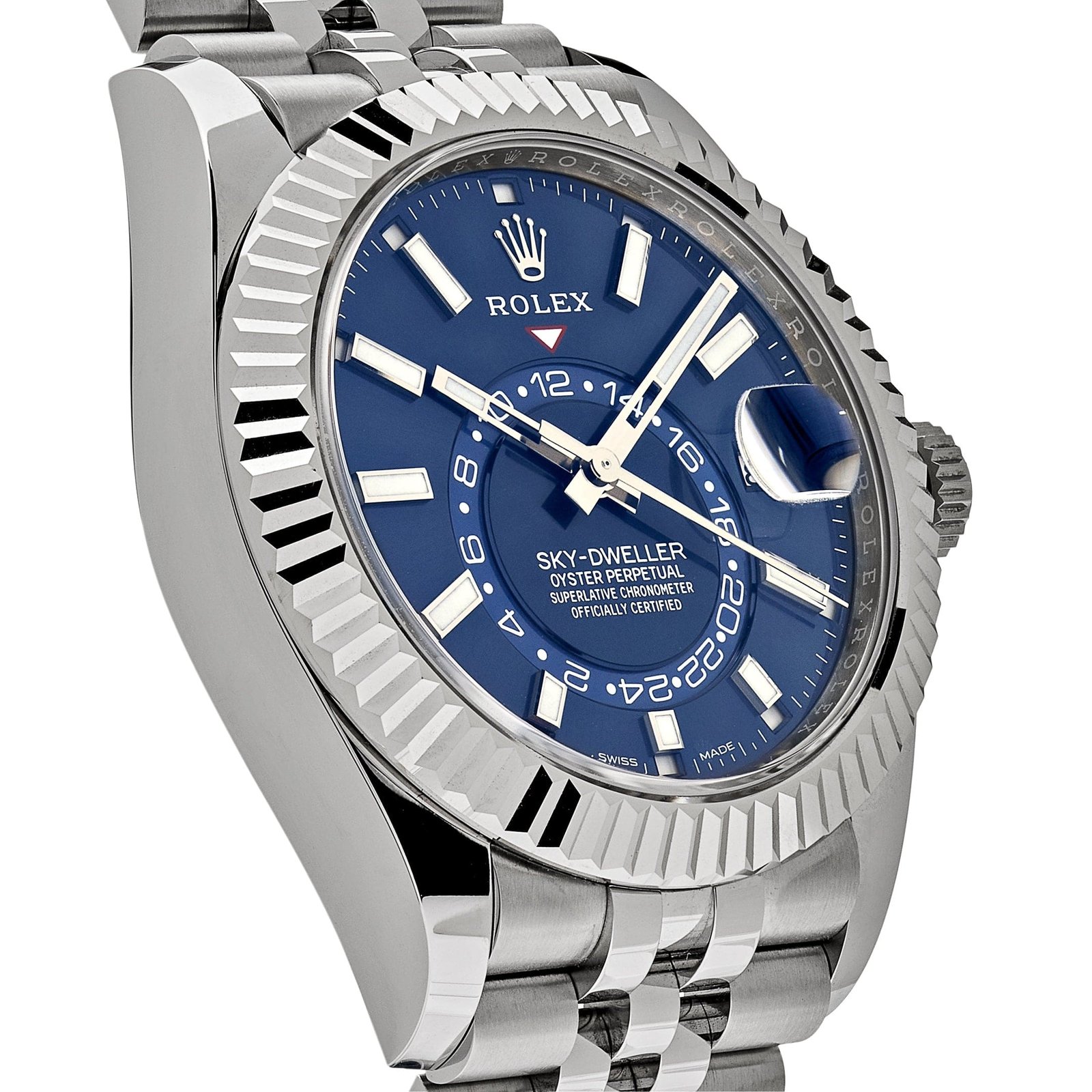 Rolex Sky-Dweller 326934 Stainless Steel Blue Dial Jubilee - Image 4