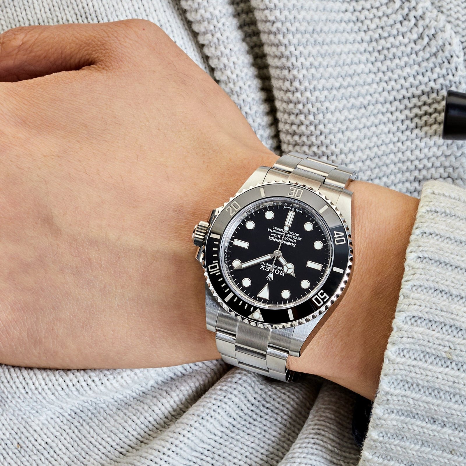 Rolex Submariner No Date 124060 Stainless Steel Black Dial - Image 2