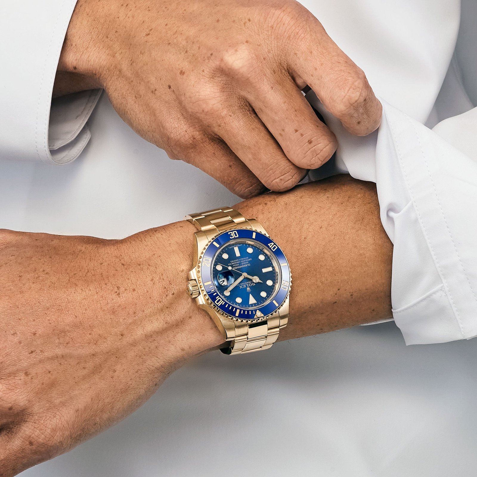 Rolex Submariner Date 116618LB Yellow Gold Blue Dial - Image 3