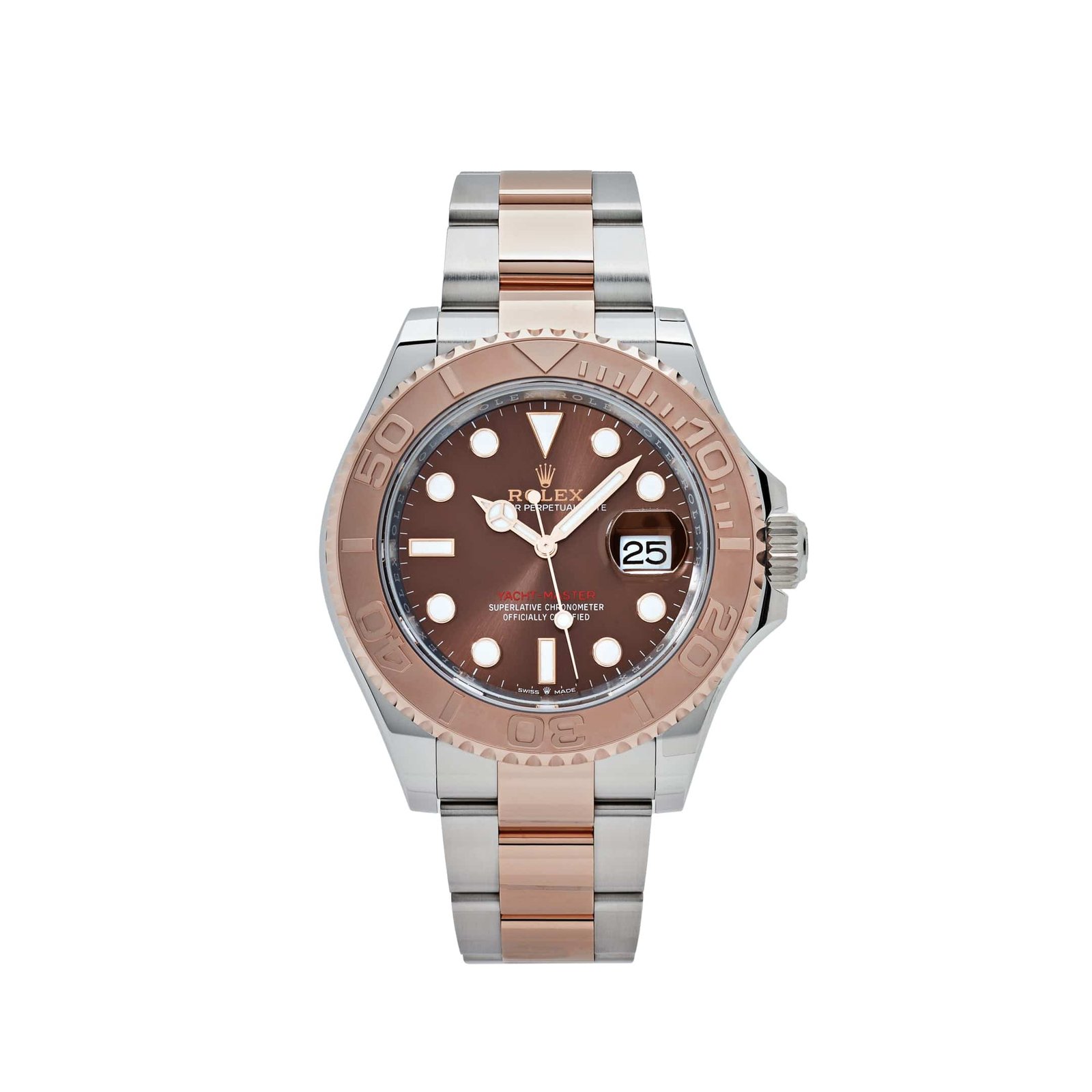 Rolex Yacht-Master 40 126621 Stainless Steel Rose Gold Chocolate Dial (2026)