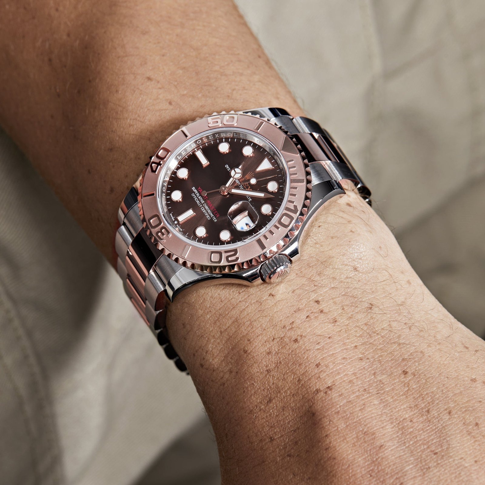 Rolex Yacht-Master 40 126621 Stainless Steel Rose Gold Chocolate Dial (2026) - Image 2