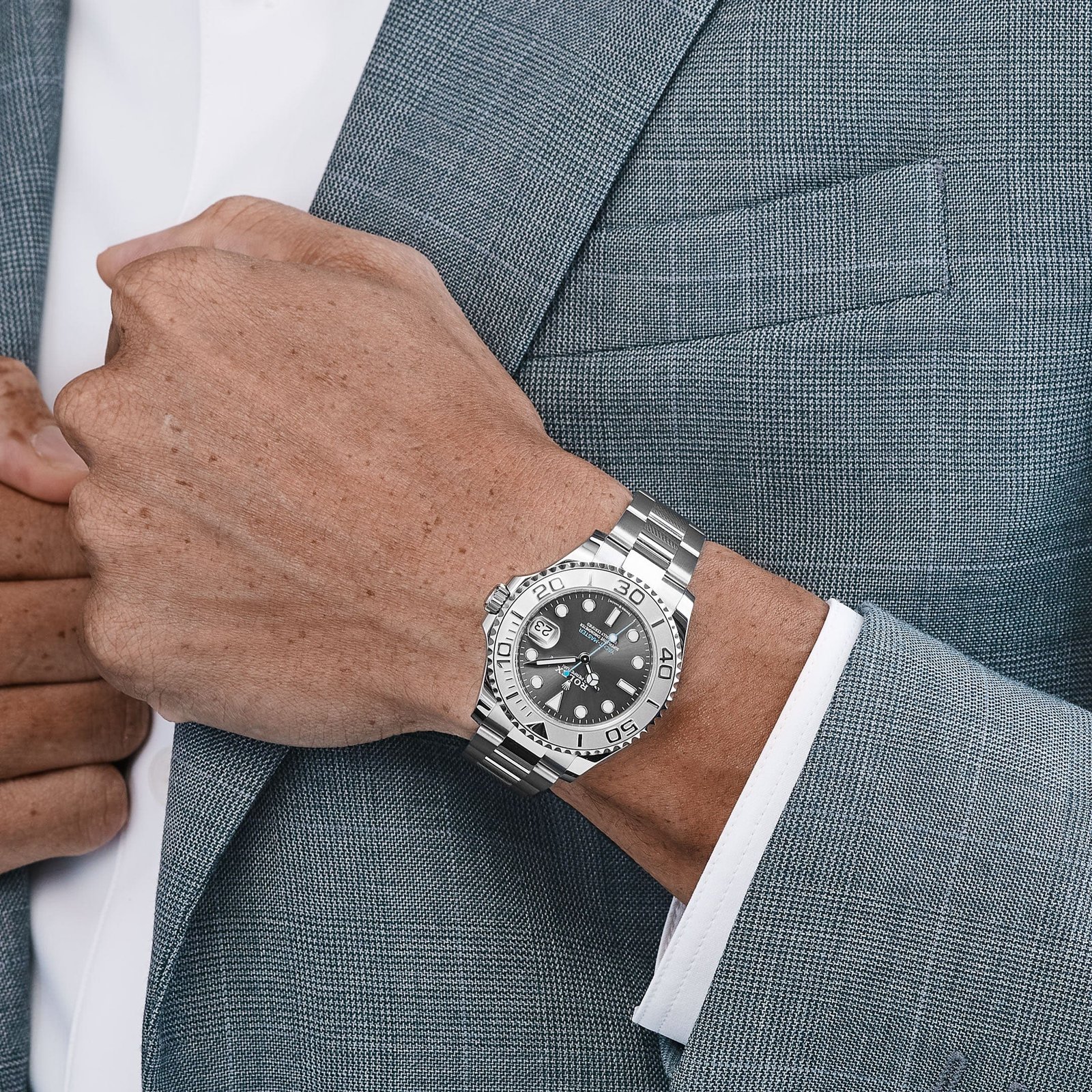 Rolex Yacht-Master 37 268622 Stainless Steel/Platinum Rhodium Dial (2022) - Image 3