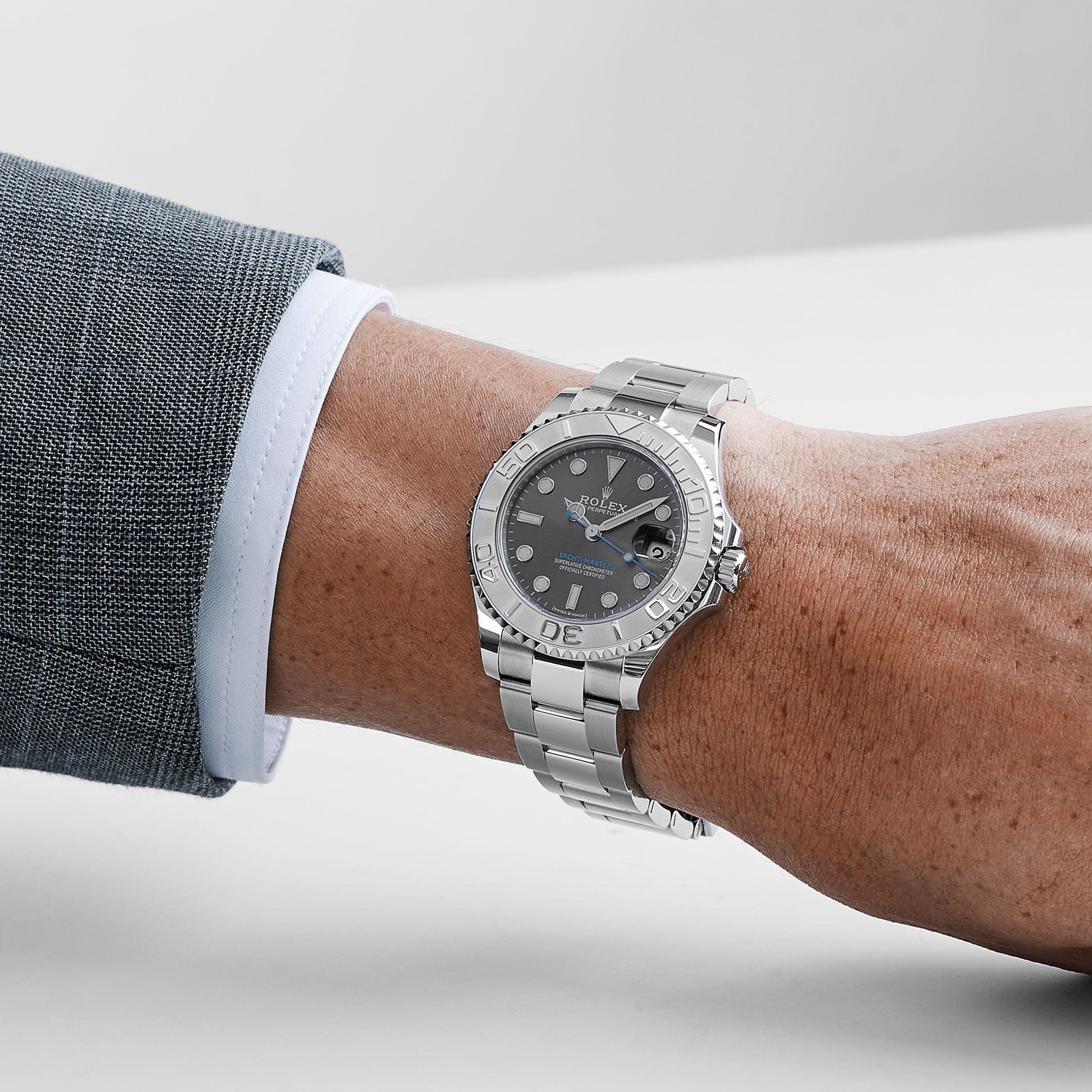 Rolex Yacht-Master 37 268622 Stainless Steel/Platinum Rhodium Dial (2022) - Image 2