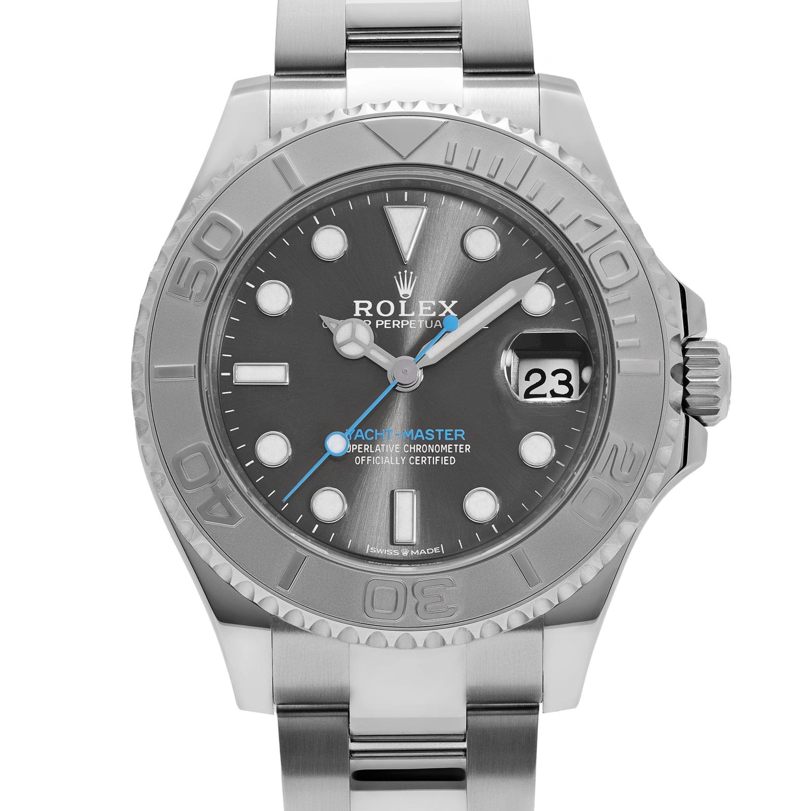 Rolex Yacht-Master 37 268622 Stainless Steel/Platinum Rhodium Dial (2022) - Image 4