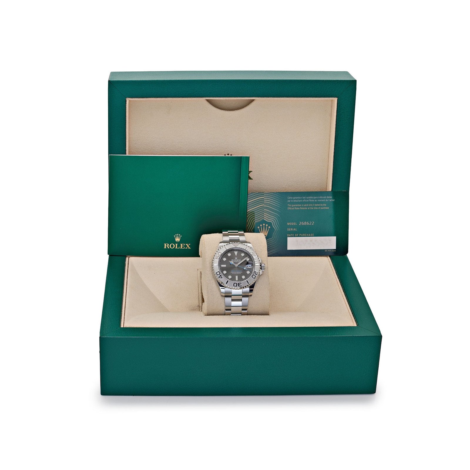 Rolex Yacht-Master 37 268622 Stainless Steel/Platinum Rhodium Dial (2022) - Image 8