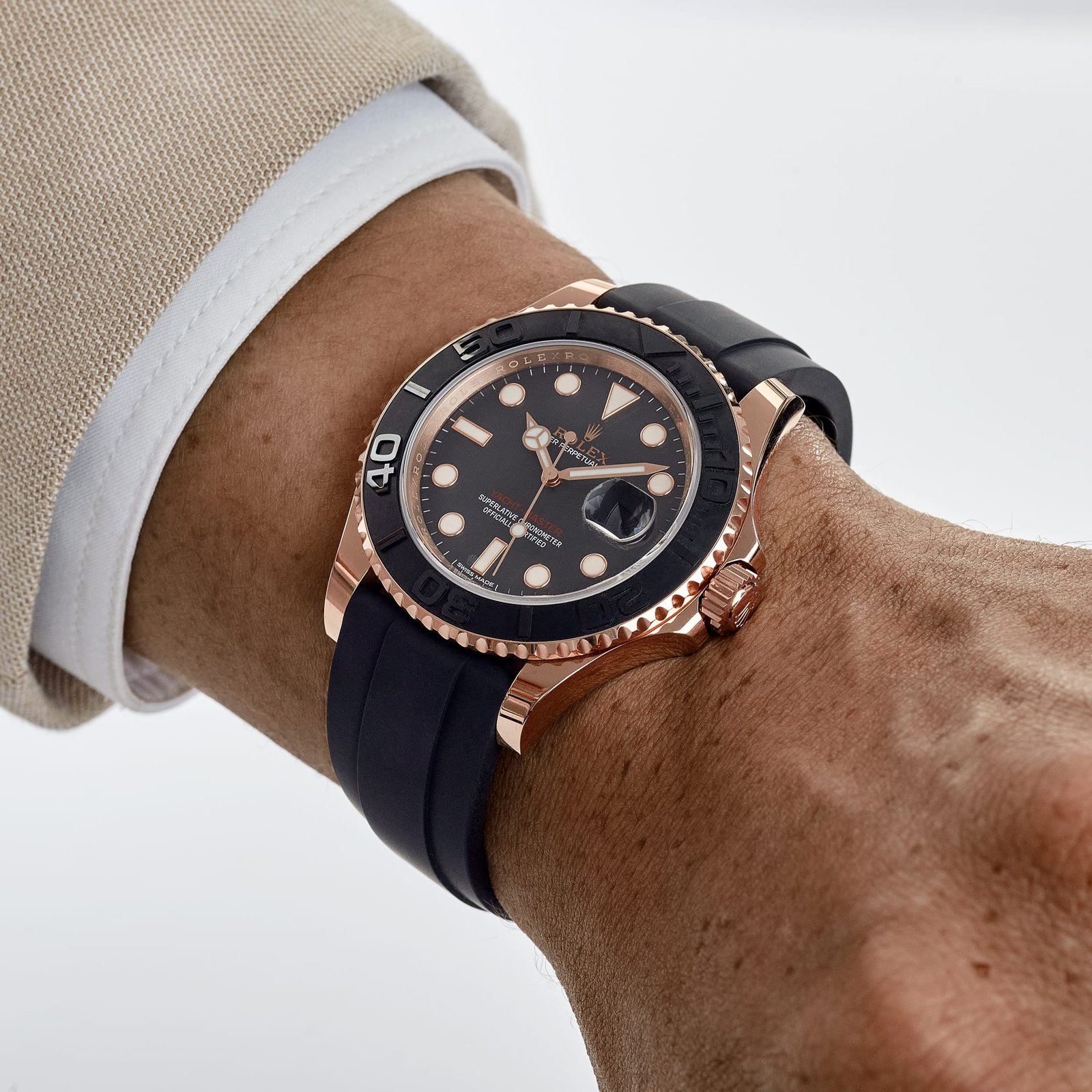 Rolex Yacht-Master 40 116655 Rose Gold Black Dial - Image 2