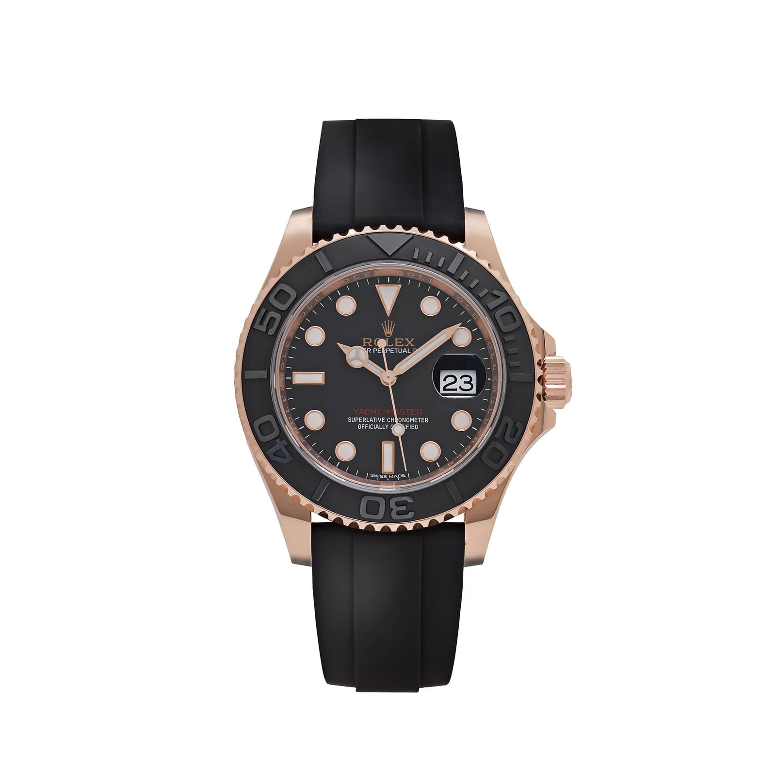 Rolex Yacht-Master 40 116655 Rose Gold Black Dial