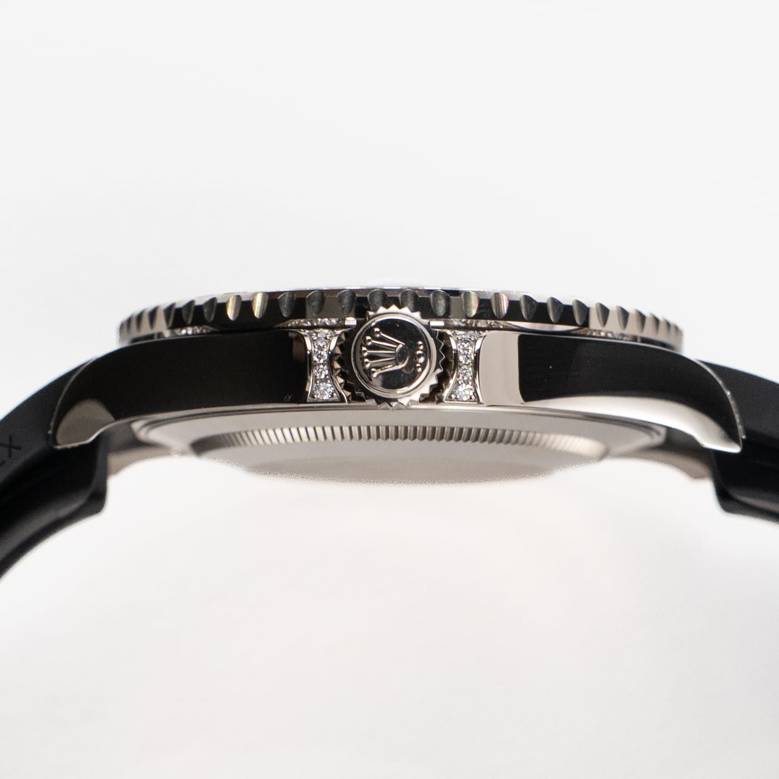 Rolex Yacht-Master 40 126679SABR 'Cotton Candy' White Gold Diamond Sapphires Bezel Black Dial (2023) - Image 9